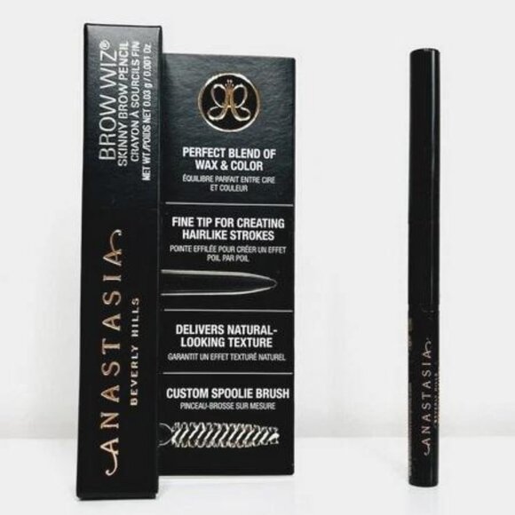Anastasia Beverly Hills Brow Wiz Skinny Brow Pencil Medium Brown .03 g /.001 oz - Picture 1 of 4